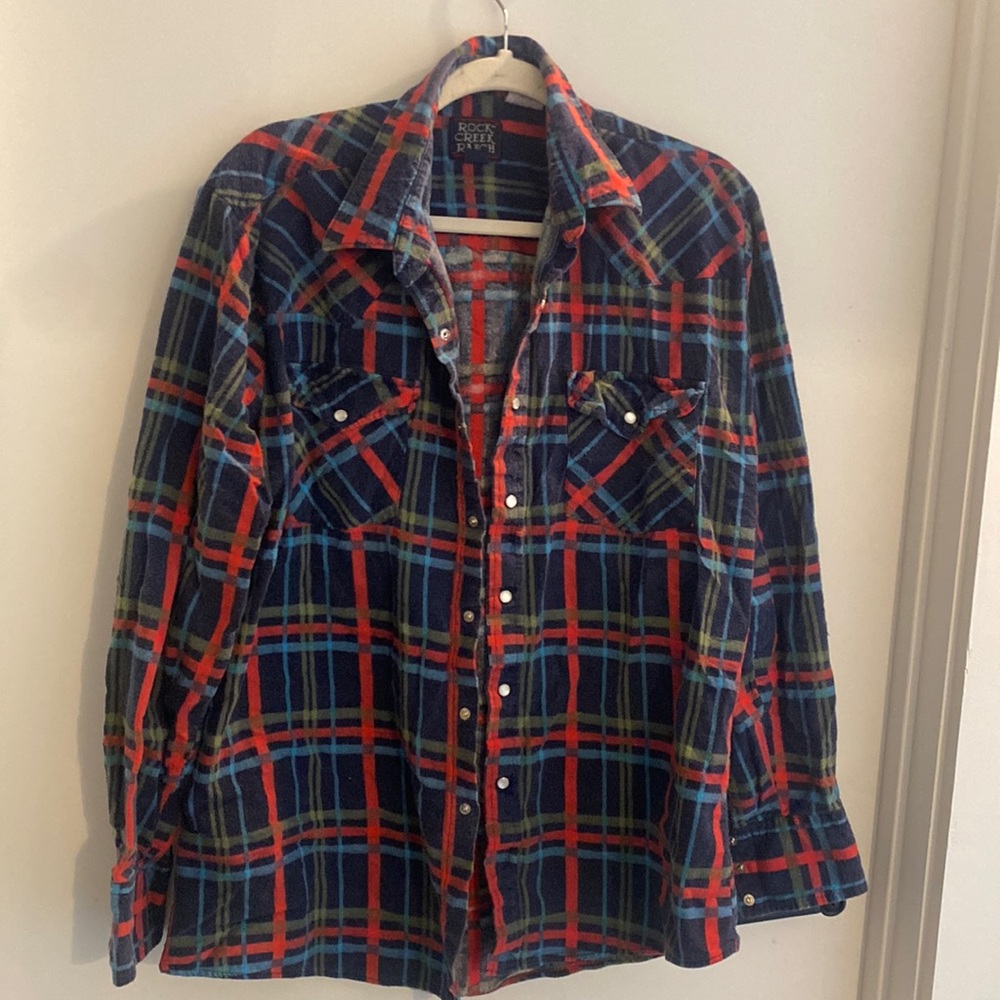 Rock creek ranch flannel pearl snap